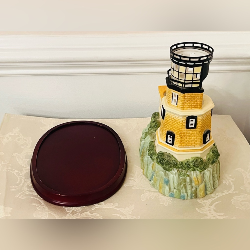 Split Rock Lighthouse Candle Holder- Perfect Home Decor Addition - Picture 6 of 13